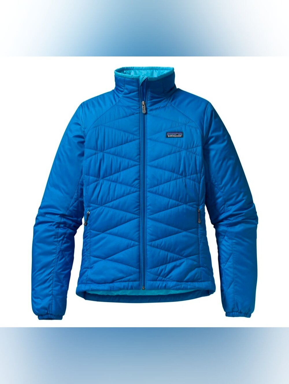 Patagonia W's Micro Puff Jacket Size XL in Glacial Blue/Turquoise Primaloft